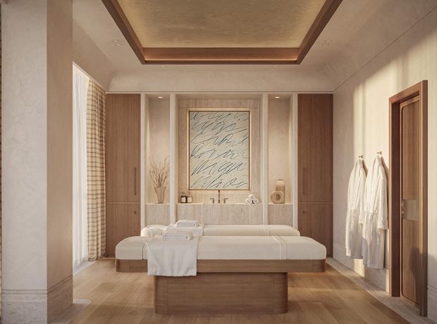 Treatment rooms and a cold plunge